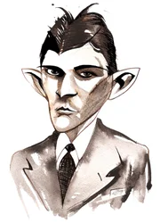 Franz Kafka (scrittore ceco, 1883-1924) caricatura